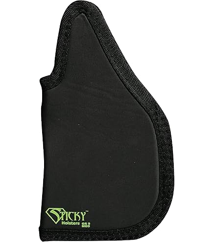 Sticky Holsters MD-4 Pocket Holster For Glock 43 - Ambidextrous, Nylon/Rubber, Black
