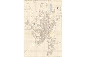 Monterrey Mexico Map Journal: Vintage Map Notebook