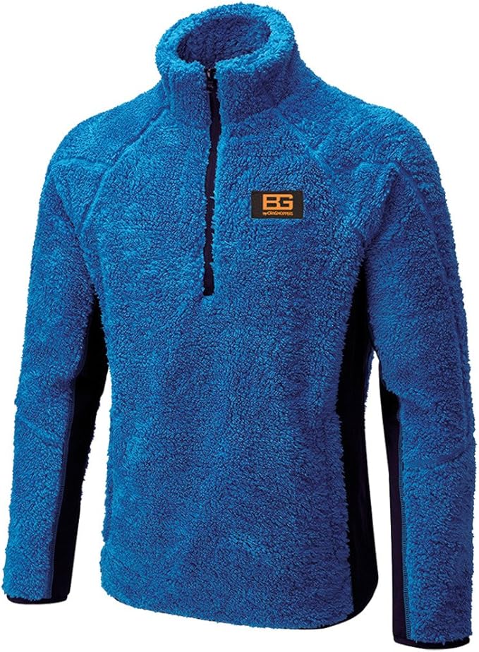 Bear Grylls Craghoppers Men's Pullover with Zip, Men, Blau Extreme Blue, XXL Amazon.co.uk