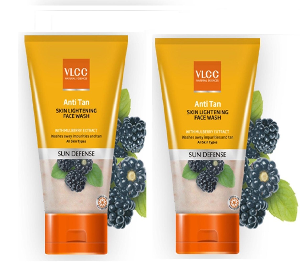VLCC Anti Tan Skin Lightening Face Wash Combo Pack of 2 (150 ml*2) Amazon.in Beauty
