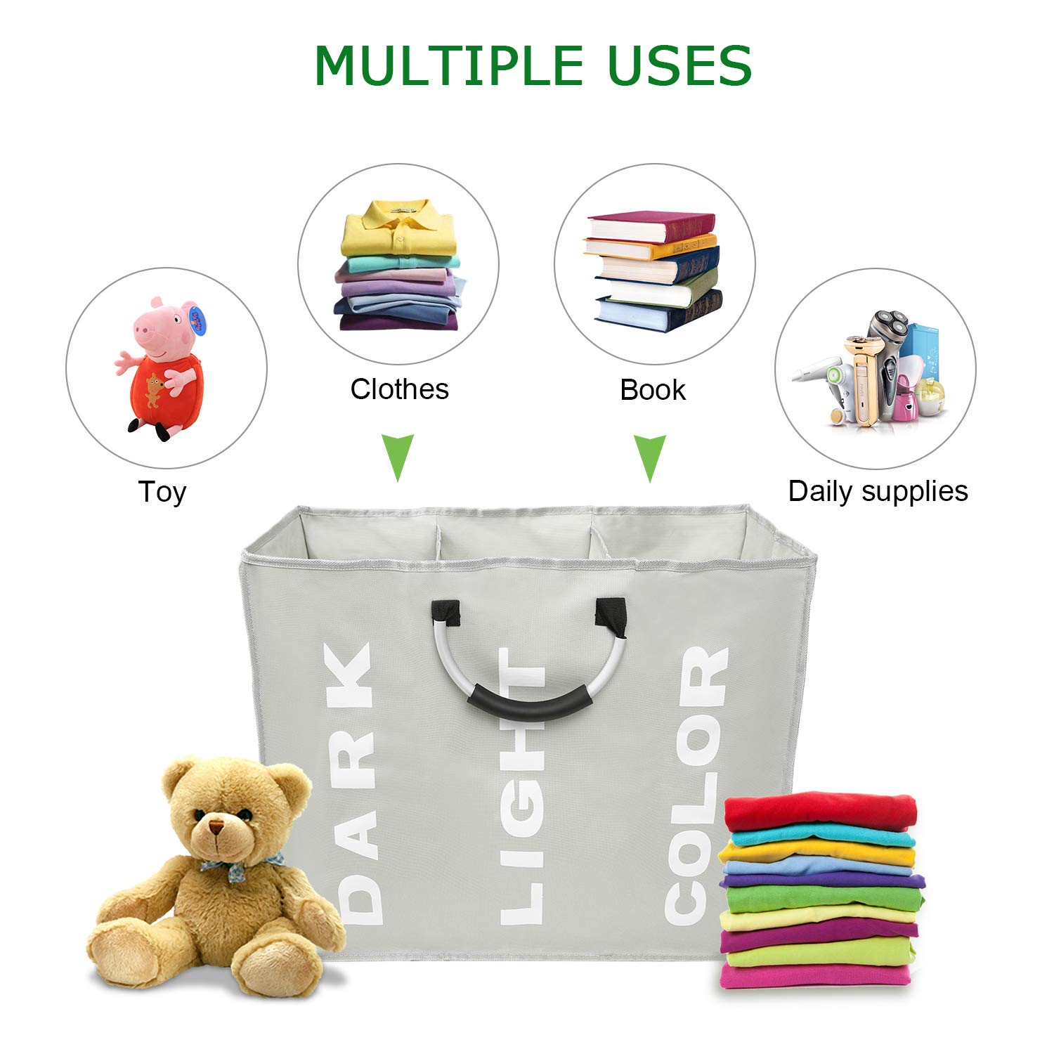 Oferta Cesto plegable para la Ropa sucia Esonmus por 12,99 euros (Cupón