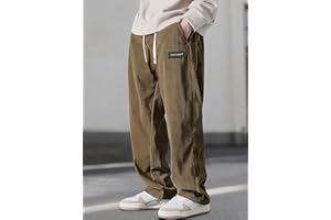 Men's Quick-Dry Hiking Joggers - Elastic Waist Cargo Pants with Multiple Pockets for Travel & Casual Wear