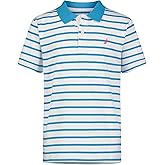 Nautica Boys Short Sleeve Fashion Polo, Button Closure, Soft & Comfortable