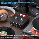 Fosi Audio BOX X4 Phono Preamp Headphone Amp MM with JAN 5725W Tubes view 2