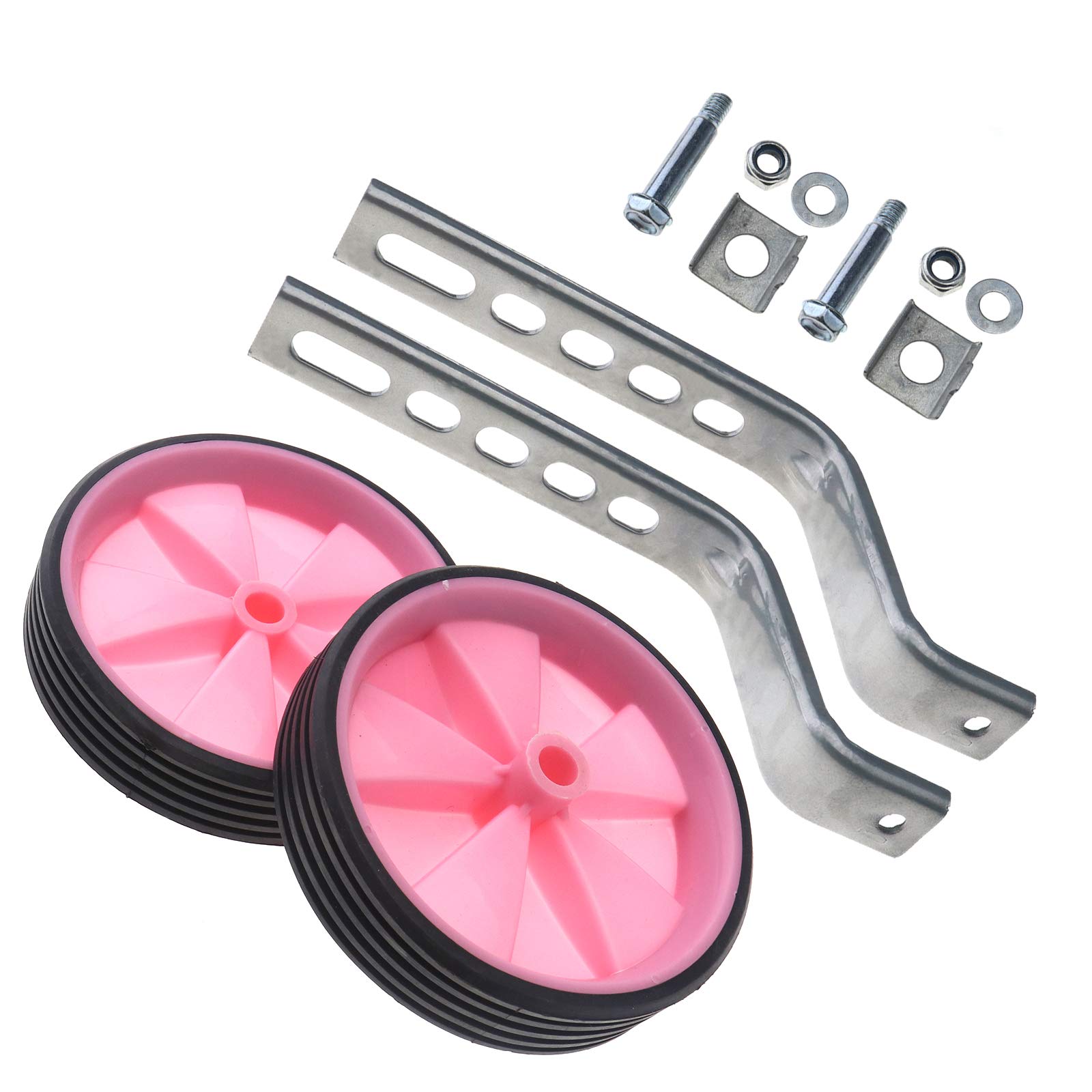 OTOTEC Universal Training Wheels Stabilisers Pink Child Bicycle Bike Cycle 12-20" Inch
