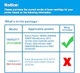 LCL High Yield Black Toner 106R02777 for Xerox Phaser 3260 WorkCentre 3215 3225 view 2