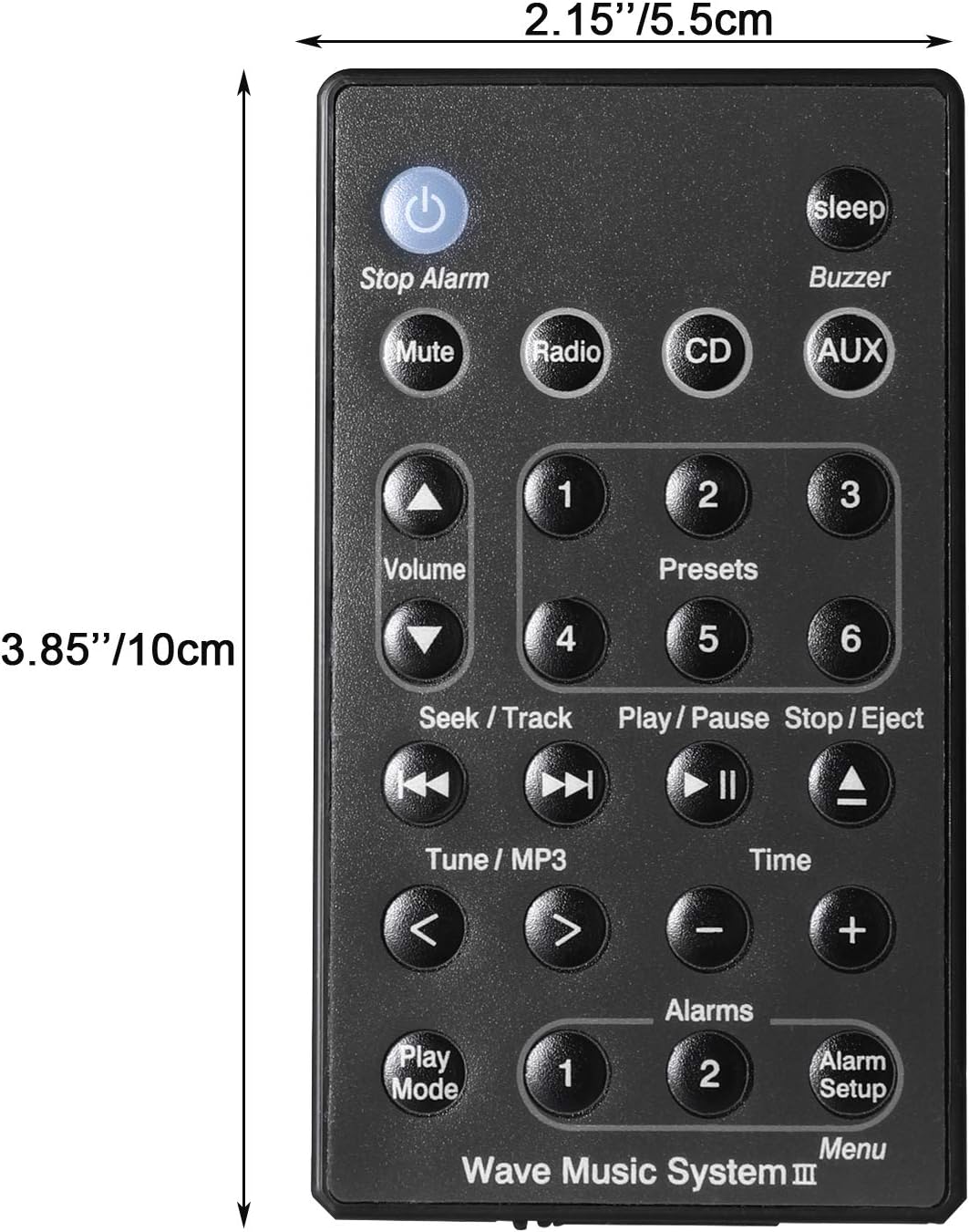Universal Replacement Remote Control for Bose Sound Touch Wave Music Radio System I II III IV (Without Battery) - Image 5