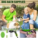 WLZP 10 Spray Pattern Dog Wash with Foam Sprayer & Pet Bath Brush view 6