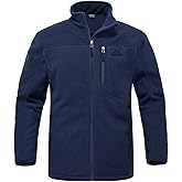 Rdruko Men's Fleece Jackets Full Zip Lightweight Outdoor Hiking Jackets Winter Coats