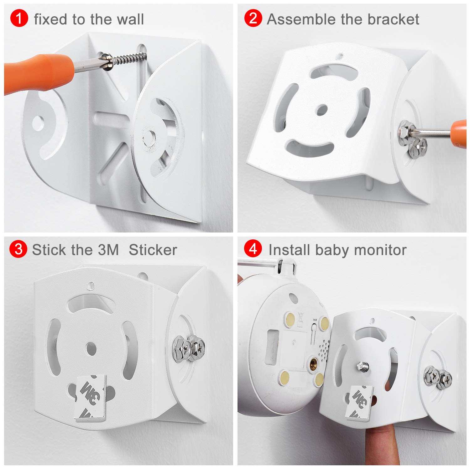 motorola baby monitor mounting hardware