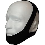 Bandeau Mentonnière Anti-Ronflement – Néoprène Doux – Noir – Neuf Avec Emballage