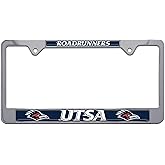 UTSA University of Texas at San Antonio Metal License Plate Frame (Chrome Mascot)