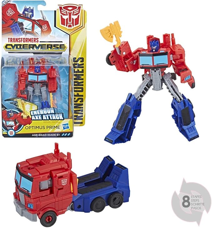 Transformers Cyberverse Warrior Class Optimus Prime Amazon.co.uk Toys