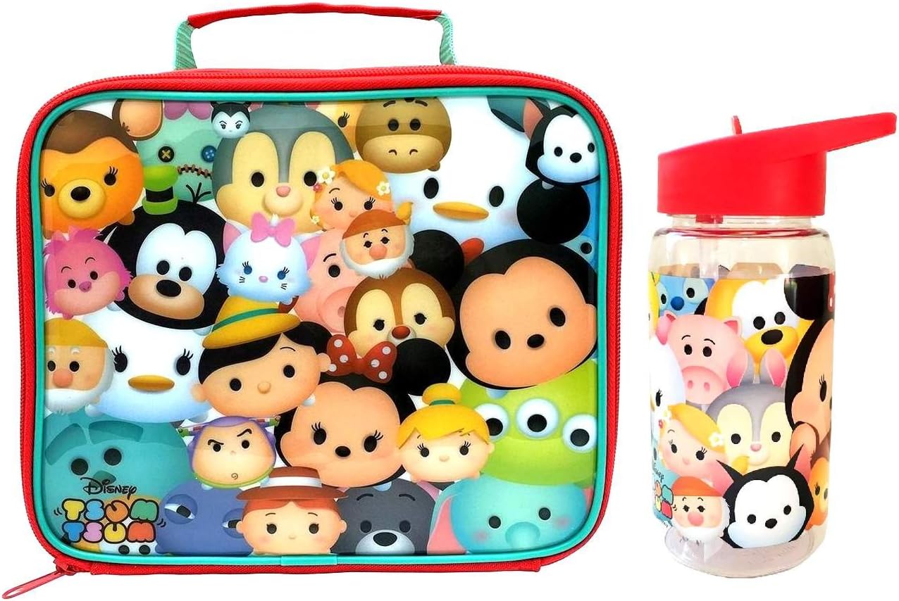 Disney Tsum Tsum Lunch Bag/Box and Tritan Hydration Bottle (450ml)