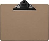Europel Wooden Clipboard A4 with Black Metal Clip and Hang Hole view 6