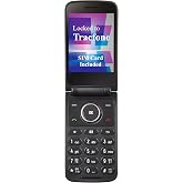 Tracfone, TCL FLIP 3, SIM Card Included Flip Phone (Locked to | 16GB, Stone Gray, 5MP Video Capable Camera, Locked [Sim Card Included - Separate Purchase Not Necessary]