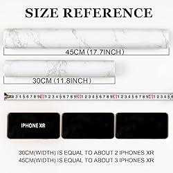 practicalWs Glossy Marble Contact Paper Granite
