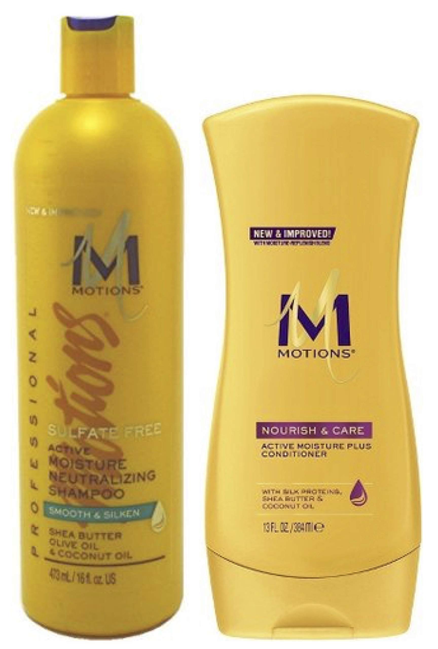 Motions Active Moisture Neutralizing Shampoo 16oz & Moisture Plus Conditioner 13oz