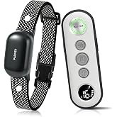 PATPET Dog Shock Collar with Remote Control - 4000FT Safe Training Collar | IPX7 Waterproof 3 Modes(Beep/Vibration/Shock) Shock Collar for Dogs 8-120Lbs, Rechargeable for Small Medium Large Dogs
