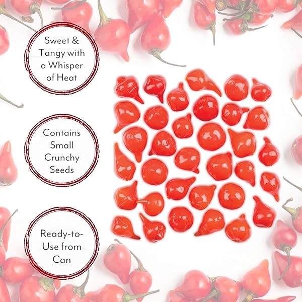 ROLAND FOODS RED SWEETY DROP PEPPERS, SPECIALTY IMPORTED FOOD, 28 OUNCE CAN, PACK OF 1