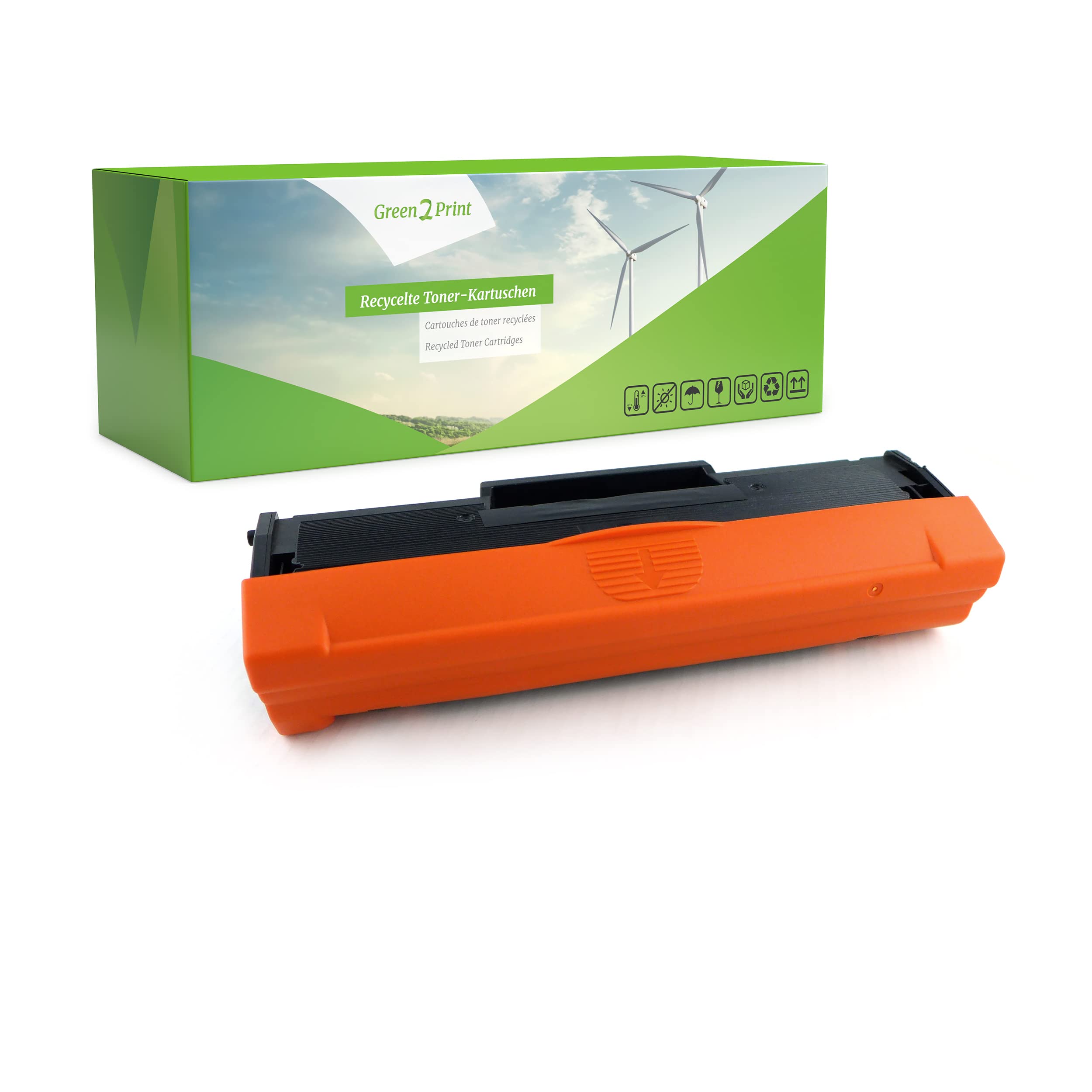 Green2Print High Yield Toner black 2000 pages replaces HP W1106A High Yield Toner cartridge for HP Laser MFP 135wg, 135ag, 137wg, Laser107W, Laser107A