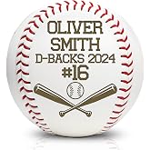 Personalized Baseball Ball with Custom Name, Engraved Ball, Personalized Baseball Gifts for Team, Coach, Player, Senior, Custom Award Trophy, Engraved Gift Thank You Coach