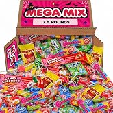 Bulk Candy Assortment, 7.5 lb Individually Wrapped Variety Pack | Mixed sweets for offices, parties, pi&ntilde;atas, goodie bags, classrooms, events, prize boxes, favors and sharing