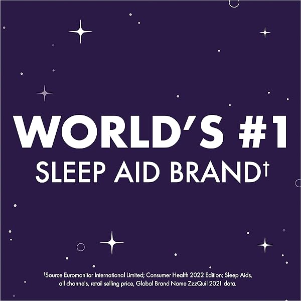 ZZZQUIL, NIGHTTIME SLEEP AID LIQUID, 50 MG DIPHENHYDRAMINE HCL, NO.1 SLEEP AID BRAND, FALL ASLEEP FAST, NON-HABIT FORMING, CALMING VANILLA CHERRY, 12 FL OZ
