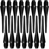 Wolftop 2BA Thread Soft Tip Dart Points, 150/300/600 Pack Soft Dart Tips | Plastic Dart Tips Replacement Dart Accessories Set for Soft Tip Darts, Black