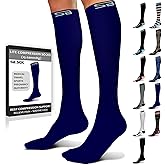 SB SOX Lite Compression Socks for Men & Women (15-20mmHg) – Best Compression Socks for Travel, Sports, and Daily Wear - XXL Sizes too!