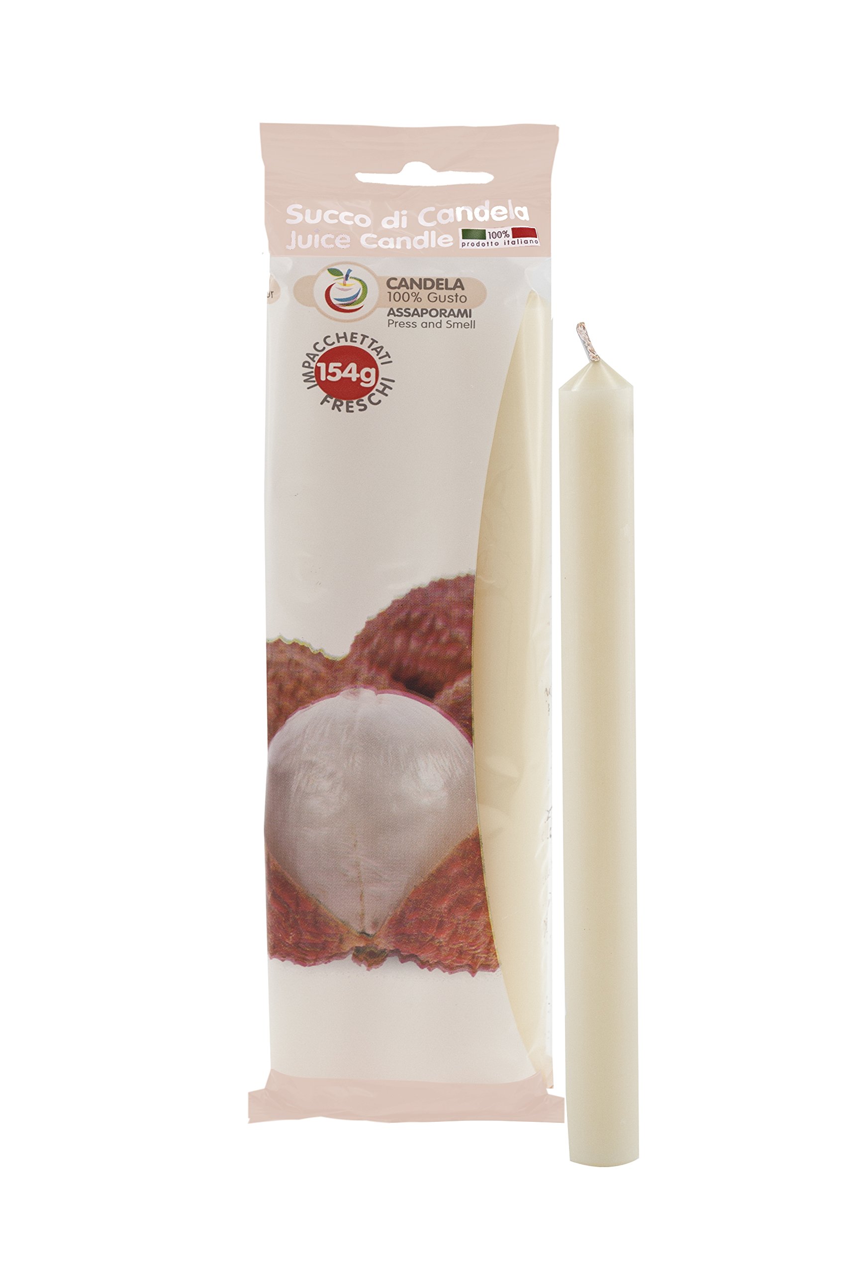 Cereria di Giorgio Juice Fruit, Scented wax candles, Light Pink, 1.9 x 1.9 x 20 cm, 3 units