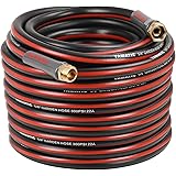 YAMATIC Garden Hose 75 ft,Ultra Durable Water hose, 5/8 inch Regular Hose with Solid Brass Connector for All-weather Outdoor,
