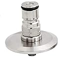 Semfeil Brew 1.5" Tri Clamp Ball Lock homebrew beer conry keg Ball Lock Post SS304 Sanitary Brewer Fitting 50.5mm OD ferrule SS conical fermenter pressure transfer (gas)19/32