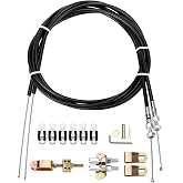 X4XZ 330-9371 Universal Parking Brake Cable Complete Kit Rear Disc/Drum | Emergency Parking - 110" Long Cables with a 97" Long Sheath E-Brake Set Replace# 3309371