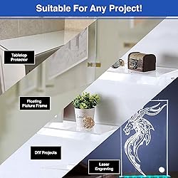 Duco Clear Cast Acrylic Sheet 1/4 Inch Thick 12" X