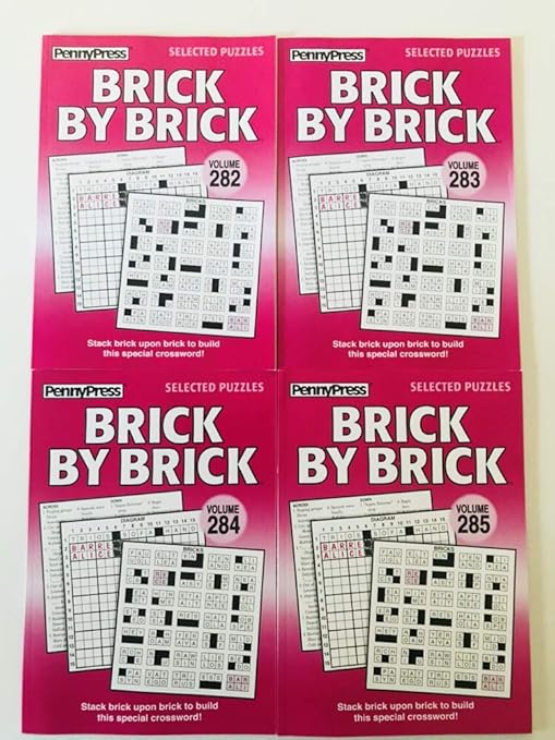 Amazon 282 283 284 And 285 Volume Numbers Of BRICK BY BRICK 
