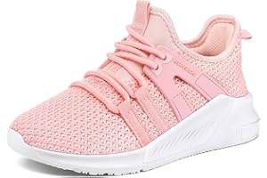 RUNSIDE Boys Girls Tennis Shoes Kids Lightweight Breathable Sneakers Lace-up Running Athletic Shoes for Toddler/Little Kid/Big Kid