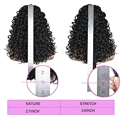 Annivia Curly Wig with Bangs for Black Women Ombre