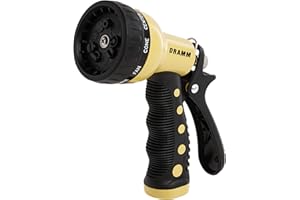 Dramm Available 12703 9-Pattern Revolver Spray Nozzle, Yellow