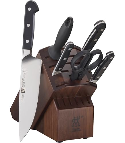 ZWILLING Pro Messerblock-Set 12-teilig – Inkl. Kochmesser, Santoku, Brotmesser, Schere & Wetzstahl