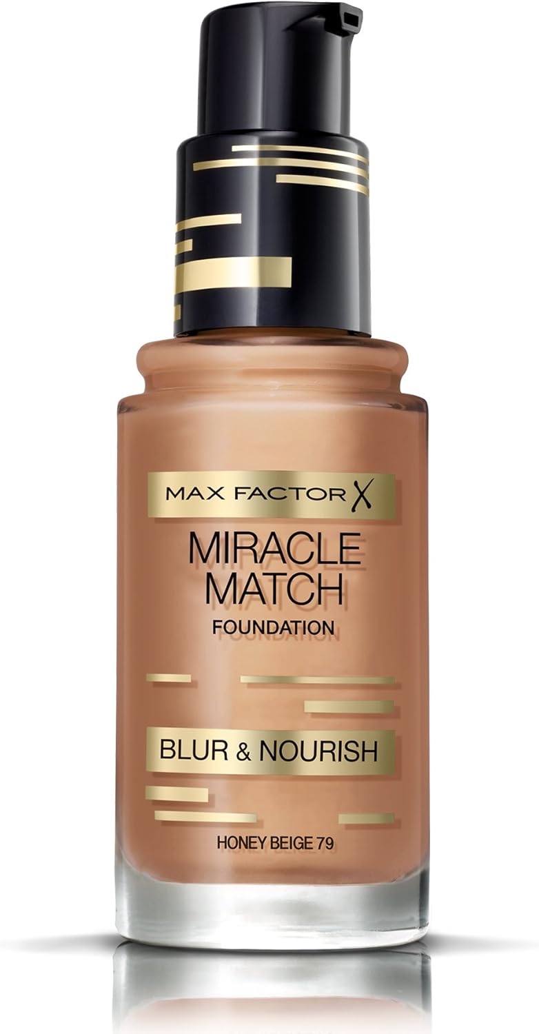 Miracle Match Foundation by Max Factor 79 Honey Beige 30ml, 30 ml (Pack of 1) - Image 3