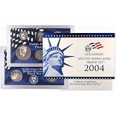 2004 Clad Proof Set U.S. Mint Original Government Packaging OGP COA | Collectible 11-Coin Set: U.S. Mint Proof Set, 2004-S