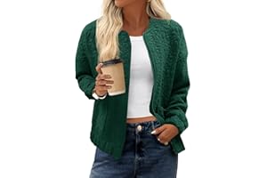 Tankaneo Womens Bomber Jackets Lightweight Zip Up Fashion Cute Jacquard Coats Fall Varsity jacket