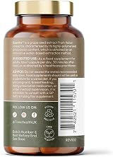 Time Health OPC Grape Seed Extract Capsules 95% OPCs vegan UK Made view 3