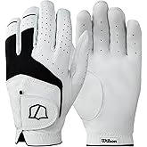 WILSON Staff Men's Conform Golf Glove - White/Black