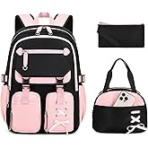 Kids Backpacks for Girls Teens Kawaii Bookbag for Elementary Primary Middle High School Daypack