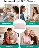 Bagsmart Makeup Bag Travel Cosmetic Bag Pink Large Capacity view 7