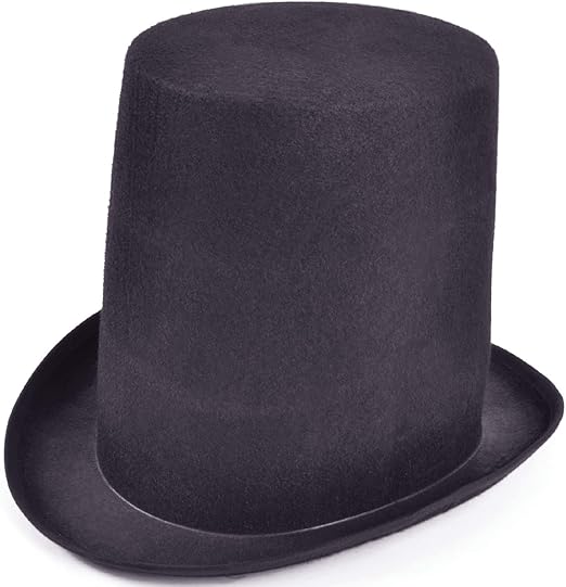 ladies black top hat
