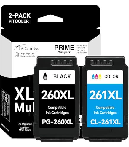 PG-260XL CL-261XL Ink Cartridge For Canon 260xl Ink Pixma TS6420a