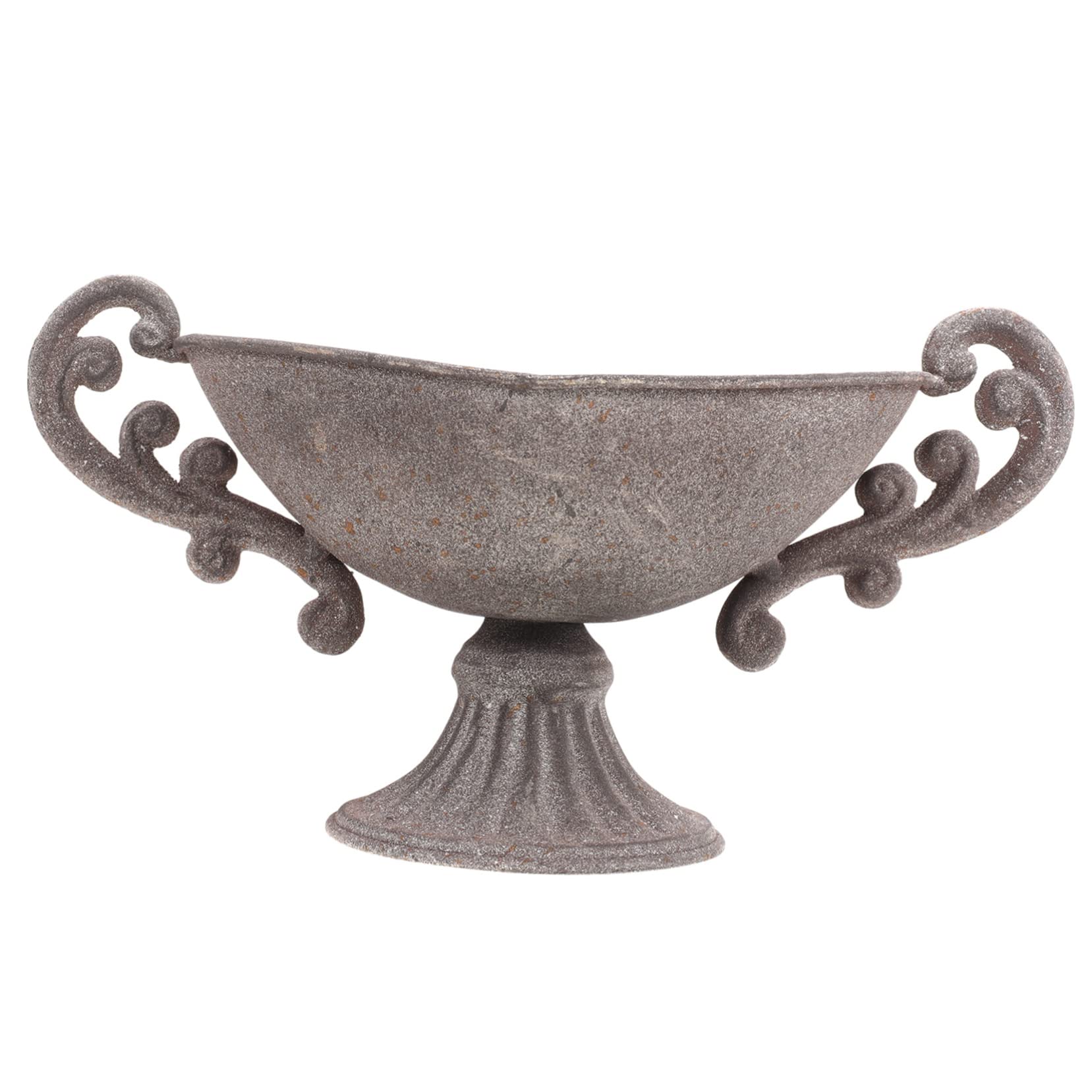 Outdoor Planters Classic Urn Planter Vintage Roman Style Pot Antique Vase Indoor Metal Outdoor Decorative Urn for Wedding Party Decor Pots Indoor